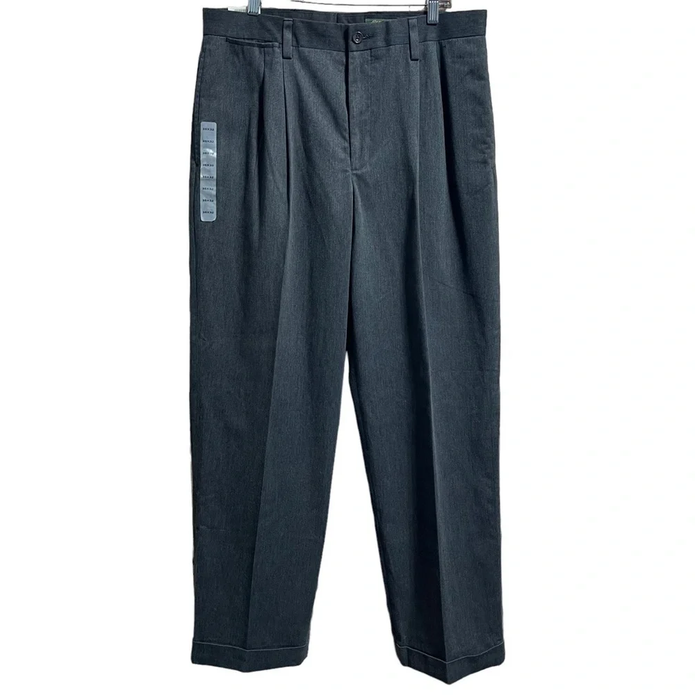 Eddie Bauer Classic Fit Wrinkle & Stain Resistant Suit Pants Men's Size 35X32